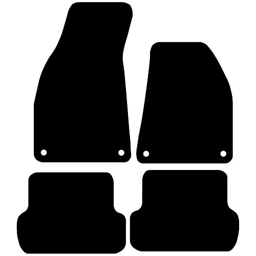 Connected Essentials 5035465Â ConÃ§u Heavy Duty Custom Fit Tapis de voiture en caoutchouc, noir