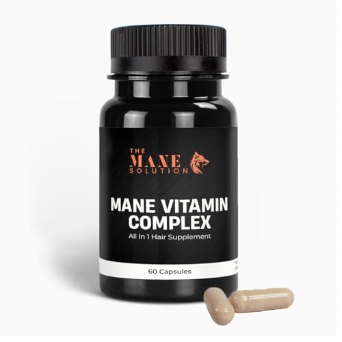 The Mane Vitamin Complex: Hair Growth Supplement for Stronger, Fuller, Healthier Hair, Supports Thicker Hair & Reduces Hair Thinning - 60 Capsules