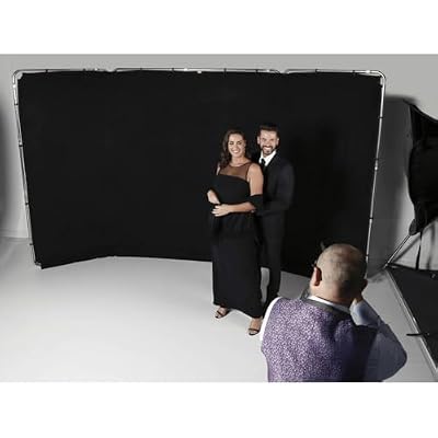 Lastolite LL LB7625 13-Feet Panoramic Background Cover (Black)