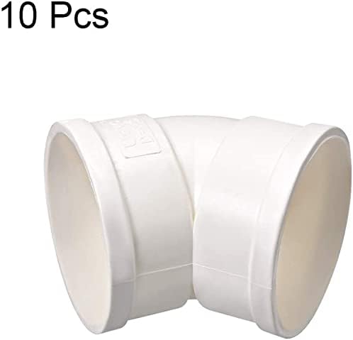 XYWHPGV PVC Pipe Fitting 45 Degree Elbow White 75mm Socket 10pcs(2c5ec cf62c 1774c 3339e 57fe3 30200