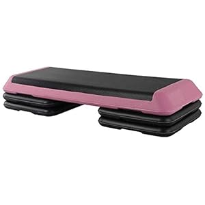 Adjustable Aerobic Exercise Step Deck Platform, Home Fitness Rhythm Board Steps, With 4 Risers, For Weight Loss Home Fitness And Fitness Training