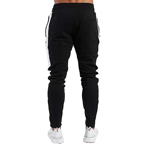 PIDOGYM Men's Track Pants,Slim Fit Athletic Sweatpants Joggers Trousers with Zipper Pockets3