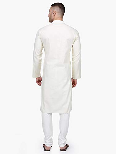Image of Rajubhai Hargovindas Men's Premium Cotton Solid Kurta