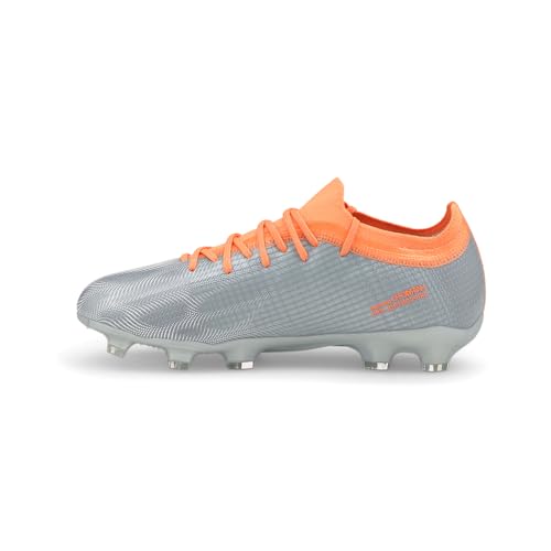 PUMA Kids Boys Ultra 2.4 Firm GroundArtificial Ground Soccer Cleats - Silver - Size 6.5 M3