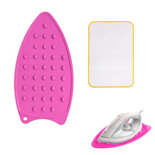 Alfombrilla de Hierro de Silicona, Cojín de Descanso de Hierro de Silicona, Paño Protector para Planchar, Paño de Planchado, Almohadilla De Tela De Planchar, PañO Malla De Protector De Planchado