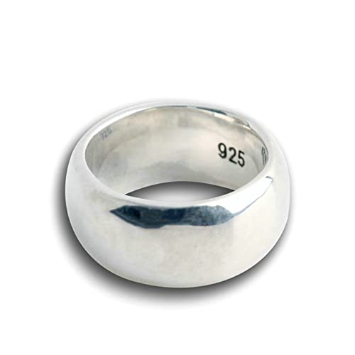Bague en argent 925 anti ternissement alliance polie pour femme pour peau sensible
