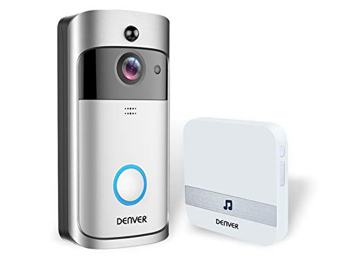 Klingel mit Video VDB-110 Doorbell. Video-Türsprechanlage mit WiFi-Funktion und Klingel innen. Bewegungserkennung. 720P Kamera Verbindung mit