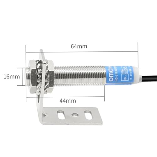 Sensor láser de luz M12 difuso con rango de detección ajustable de 20 a 150 mm PNP 5