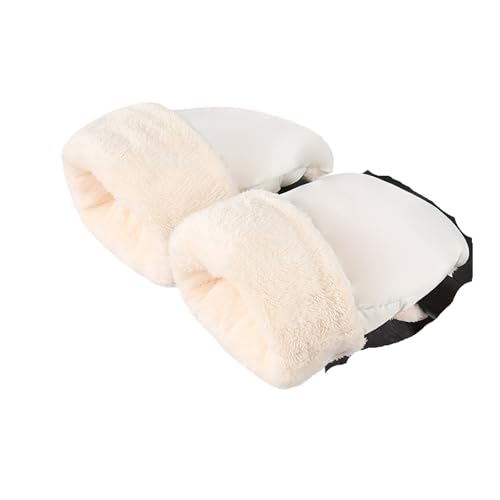 Winter Warm Gloves for Strollers Thick Fleece-Lined Windproof Cold Resistant