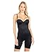 SPANX SPANXshape Suit Your Fancy Strapless Cupped Mid-Thigh Bodysuit, Very Black - Large