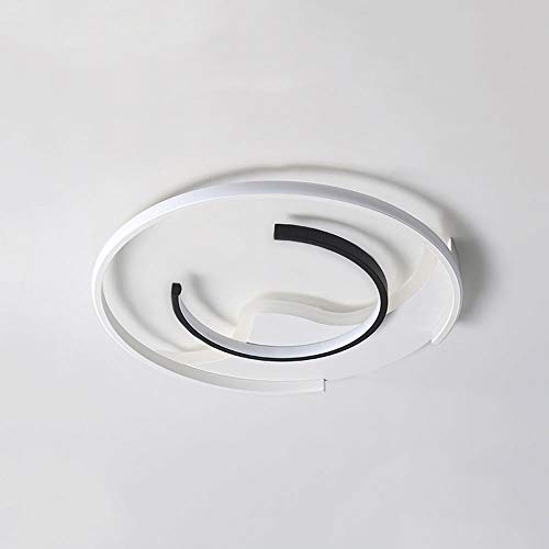 ZGZRXGY Acabado blanco creativo, luz de techo de montaje en color emisor lateral Cover