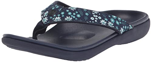 Spenco Yumi Nuevo Floral Sandal, Dark Navy, 5.5W by Spenco - Used condition - US$16.48