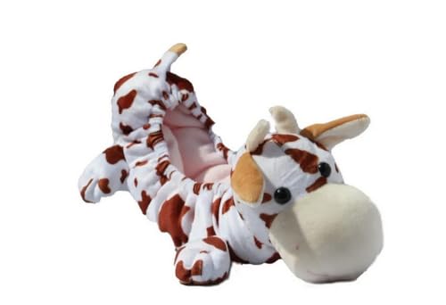 Kami-So Ice Skate Blade Covers – Soft Soakers for Figure Skating – Protective Blade Guards with Cute Design for Kids & Adults - Cow