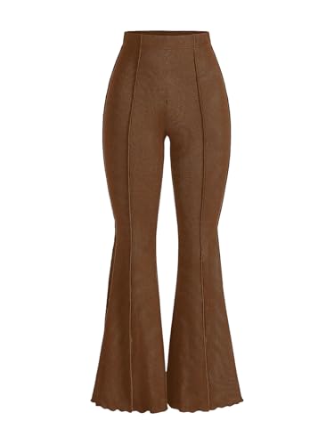 Verdusa Yoga Bell Bottom Leggings for Women Flare Y2K Pants