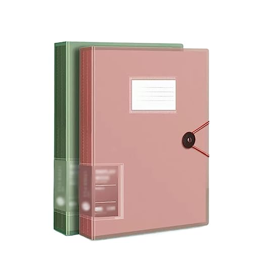 Ceteor A4 Datenbuchordner Rosa Grün 2er Set