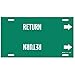 Brady 4120-H, 44881 Brady Strap-On Pipe Marker, (Pack of 12 pcs)