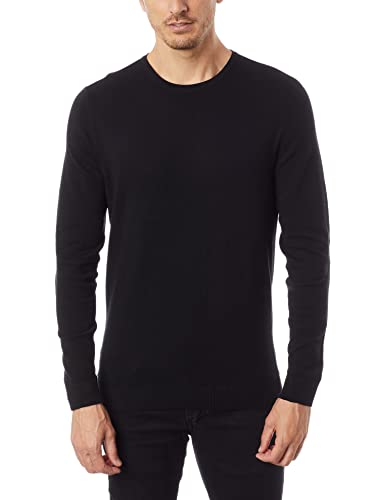 Blusão Básico Masculino Em Tricô De Algodão Preto G