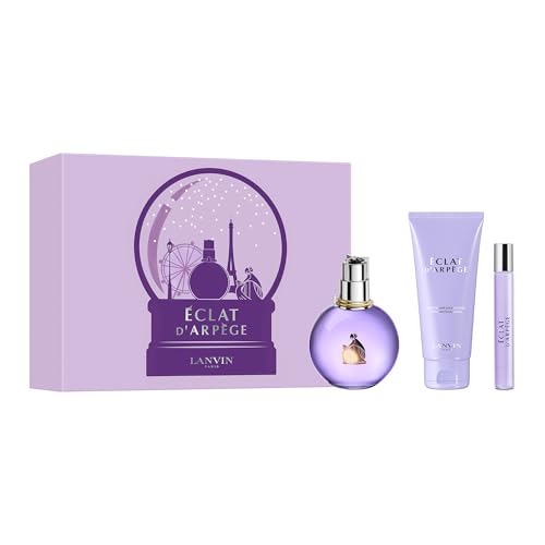 Lanvin Eclat dArpege 3 Piece Eau de Parfum Gift Set (Eau de Parfum Perfumed Body Lotion Purse Spray)