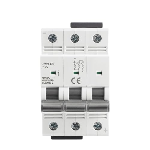Disjoncteur triphasé DC 750V protégeant contre les surcharges