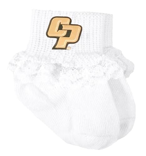 Cal Poly Mustangs Officially Licensed Baby Socks with Lace