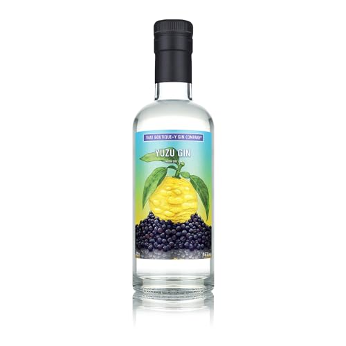 That Boutique-y Gin Company Yuzu Gin, 70cl - 46% ABV Flavoured Gin with Fragrant Citrus for the Ultimate Gin Cocktails - Yuzu Flavoured Gin Blended and Bottled in the UK
