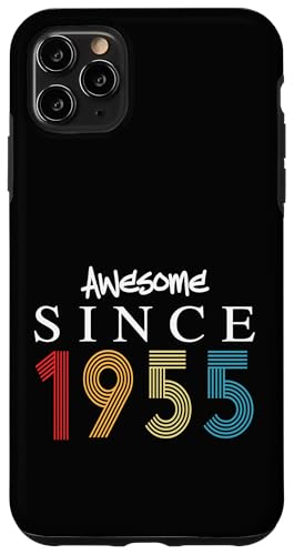 Awesome Since 1955 Birthday 1955 Vintage 1955 Year �X�}�z�P�[�X iPhone 11 Pro Max �p
