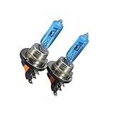 ZMShun 2x H15 12V 15/55W 5500K Xenon White PGJ23T-1 Car Halogen Quartz Glass Headlight Bulbs Lamp DRL Bulbs Hight/Low Beam Compatible High Beam/Day Time HeadLamp Lights Fog Light