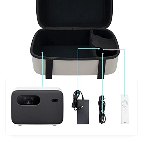 Bolsa rígida EVA para proyector de video, estuche de almacenamiento protector para viaje y transporte portátil miniatura 5