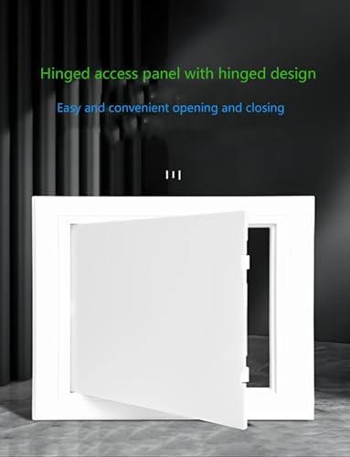 Plastic Access Door Cover Plate for Wall, Bathroom Pipe Access Panel, Decorative 12x15cm (4.7x5.9in) Inspection Hole, Easy Installation, Durable & Stylish Solution