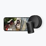Ring Outdoor Cam Plus PoE (リング アウトドアカム プラス PoEモデル - 市販のPoE+スイッチングハブが必要) | 2K ビデオ 360万画素 高精細 | カメラ視野角対角160° | ナイトビジョン | Ring Home プラン30日間無料体験付き - ブラック