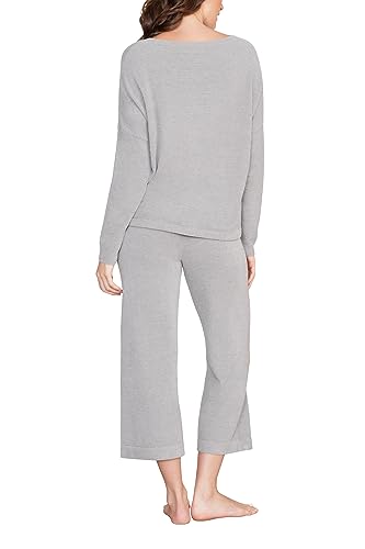 Image of Barefoot Dreams CozyChic Ultra Lite Slouchy Pullover for Women, Ultra Soft Long Sleeve, Crew Neck Pullover