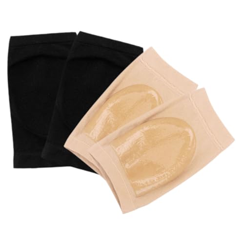 BESTYASH 2 Pairs Moisturizing Gel Socks for Cracked Heels of Elastic Ankle Support Socks for Dry Feet Soft Blend Comfortable Heel Repair for Men Women