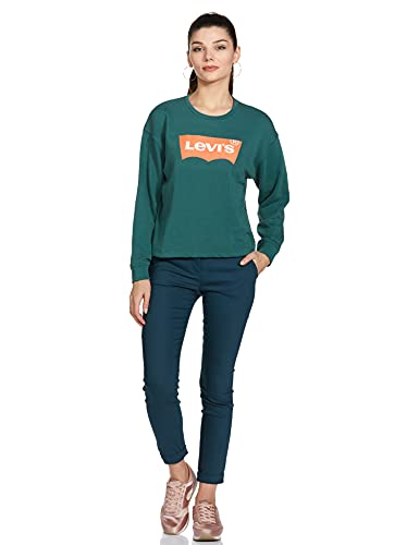 Image of Levi's Women's Cotton Regular Fit Styled Crew Neck Sweatshirt