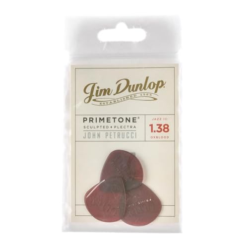 John Petrucci Primetone® Jazz III Oxblood Pick 1.38MM - 3 Pack
