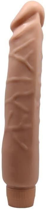Big Thick Realistic Vibrating Dildo - Realistic Feel, G-Spot Stimulation, P-Spot, Anal, Vaginal, Multi-Speed, Easy to Clean - Men Women Solo or Couples Play