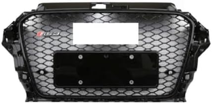 Zunsport Compatible with Audi A3 RS3 Style 8V Model Front Grille - Black (2013-2016)