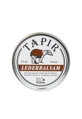 Tapir – Baume pour cuir marron dans boîte