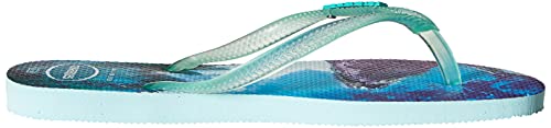 Chinelo Slim Paisage, Havaianas, Feminino, Azul Ceu, 37/38
