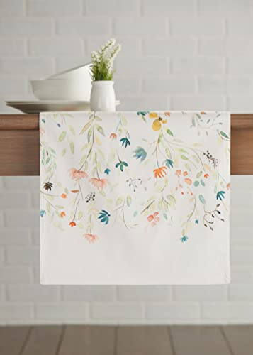 Maison D' Hermine Colmar 100% Cotton Table Runner For Party | Dinner | Holidays | Kitchen | Spring/Summer (14.5 Inch By 72 Inch) #TOP5