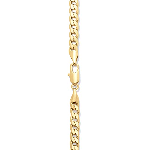 Amazon Essentials 14K Gold Plated Curb Chain 16", Yellow Gold #TOP3