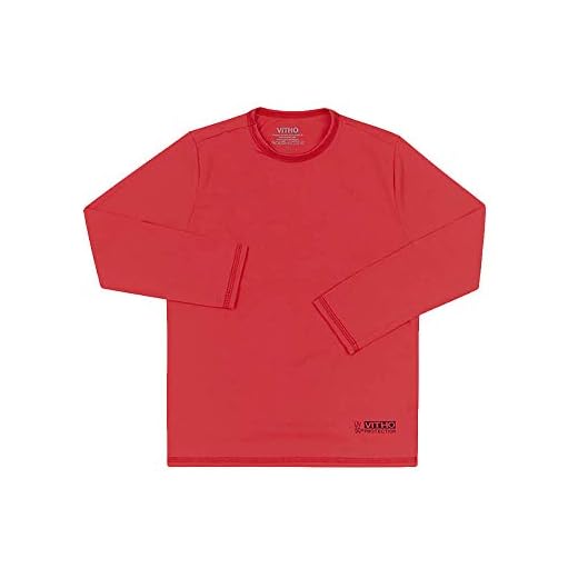 Camiseta Infantil com Proteção Solar UV 50+ Unissex Manga Longa Orange Vitho