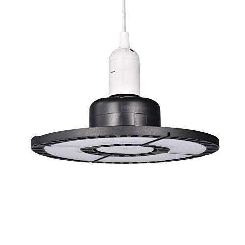 100W UFO LED High Bay Light, E27 LED Garage Light, 10000LM Factory Warehouse Industrial Lighting 6000K Warehouse LED Lights High Bay LED Lights Commercial Bay Lighting