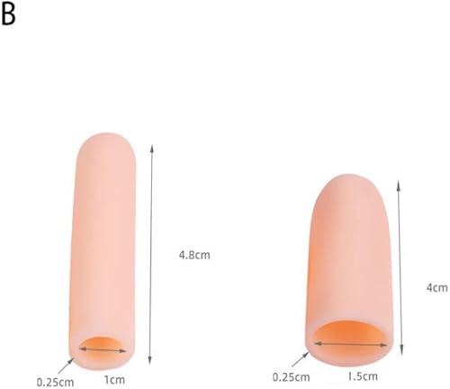 Miniatura 3 de 15 piezas de catre de gel para dedos, soporte protector de dedos, tubos de silicona aislantes, guantes de apoyo para aliviar el dolor para el dedo
