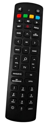 Image of BLACKSHEEP Remote Compatible with Airtel Digital TV DTH Television, Setup Box SD and HD Recording Replacement of Original Airtel Remote (Jio Remote for Fiber)