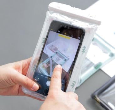 Image of Universal Cartoon Waterproof Mobile Cover for All Smart Phones|Transparent Floating Pouch Touchscreen Friendly | Water-Resistant Pouch for Swimming, Beach & Outdoor Activities (Pack of 1)