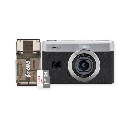 Amazon.co.jp: KODAK PIXPRO C1 13MP、1080p デジタルカメラ(ブラック