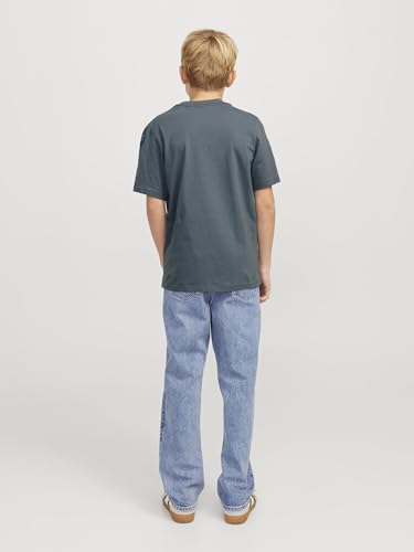 JACK & JONES Joranatomy Sn JNR T-Shirt SS Crew Neck Sn JNR pour Homme, tempête, 16 Ans