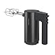 Grundig Delisia Novus™ HM 7140 Handmixer, 500 W Leistung, 4 Geschwindigkeitsstufen + Turbostufe, Hochwertige Edelstahl-Aufsätze, Soft Start: Antispritz-Funktion, Dark Inox/Schwarz
