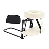 Ergonomique : l'oreiller face vers le bas conserve le temps, profilé de façon ergonomique pour un soutien équilibré et un soin doux du visage