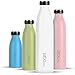 Produktbild 720°DGREE Edelstahl Trinkflasche milkyBottle - 1L - BPA-Frei, Auslaufsicher, Kohlensäure geeignet - Thermosflasche für Sprudel, Sport, Uni, Schule, Fitness, Outdoor, Camping
